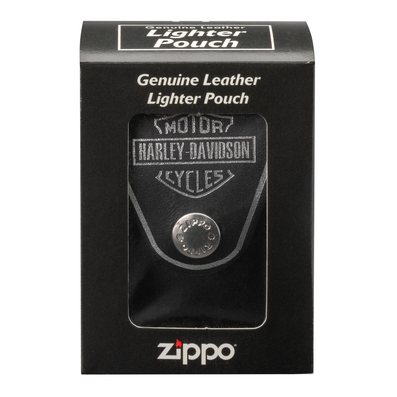 Zippo Harley Davidson Lighter Pouch Leather Black