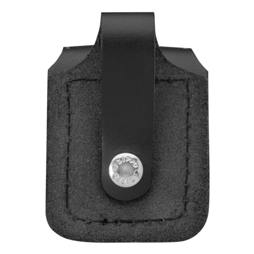 Zippo Black Leather Pouch with Loop
