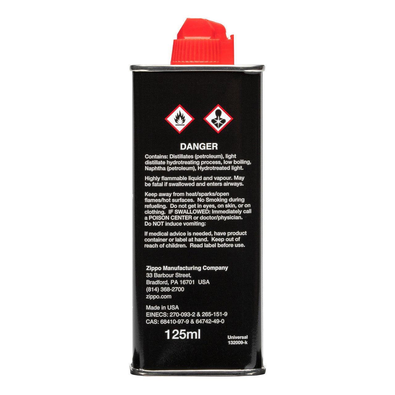 Zippo Lighter Premium Fluid Refill 125ml