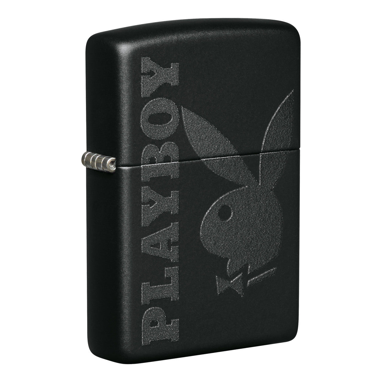 Zippo Windproof Lighter Playboy Logo Black Matte