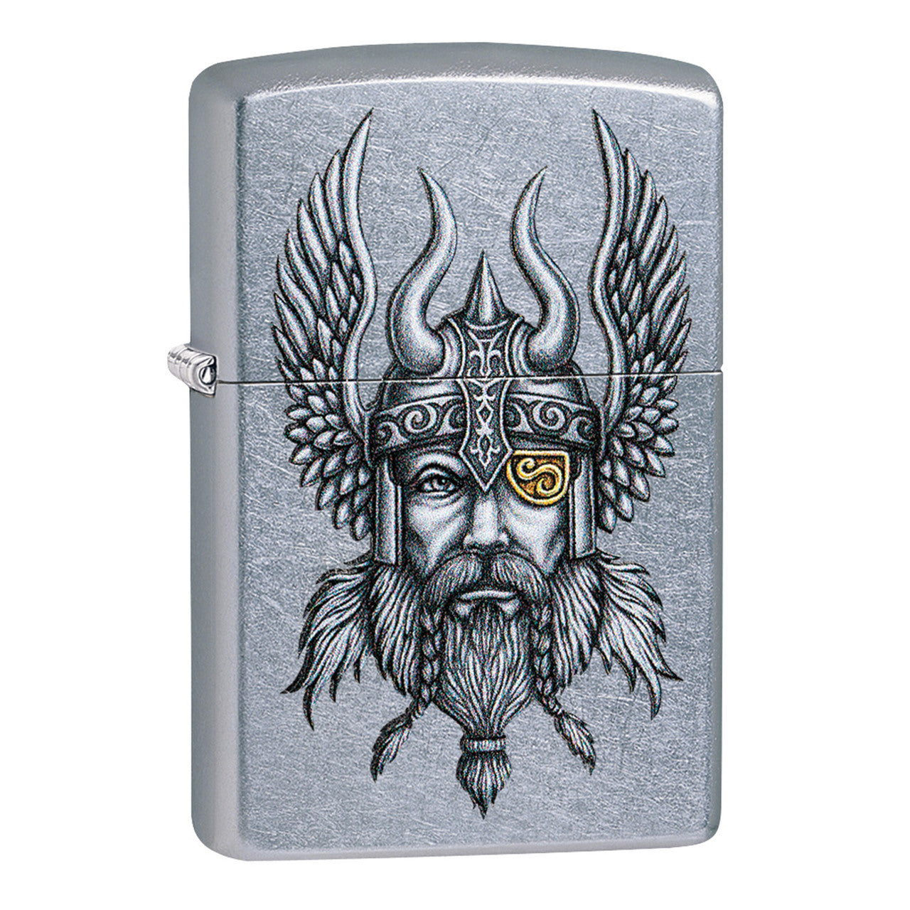 Zippo Windproof Lighter Viking Street Chrome