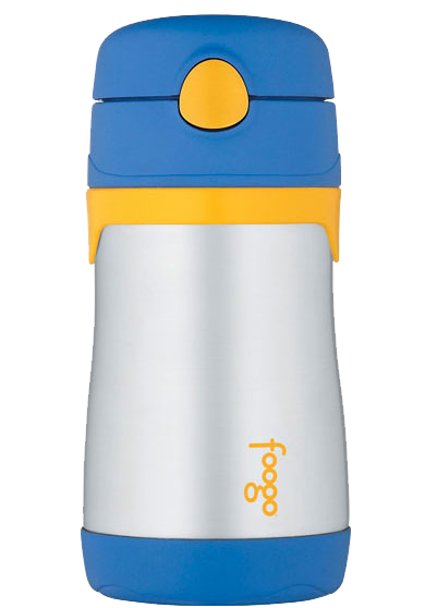 Thermos Foogo Stainless Steel Vacuum Insulated Drink Bottle with Straw 290ml