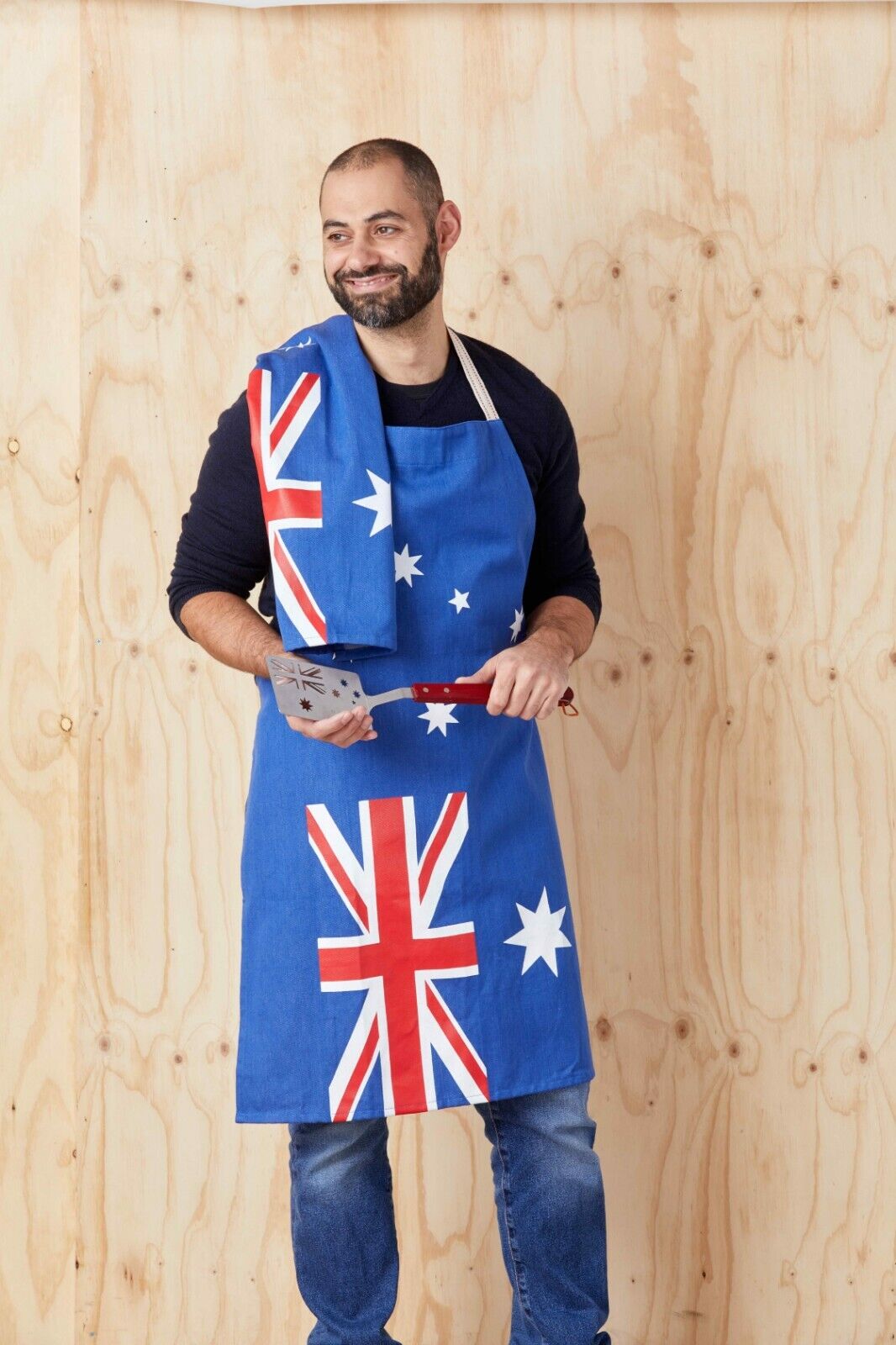 Davis & Waddell Maverick Australian Flag Denim Tea Towel