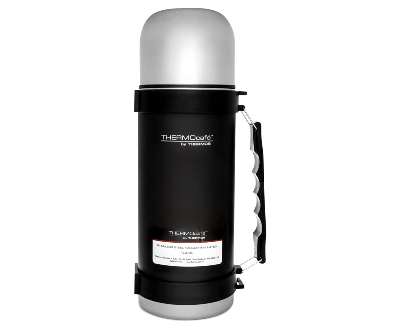 Thermos ThermoCafe Vacuum Insulated Flask 1.0 Litre - Matte Black
