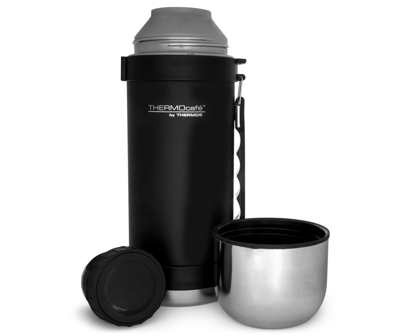 Thermos ThermoCafe Vacuum Insulated Flask 1.0 Litre - Matte Black
