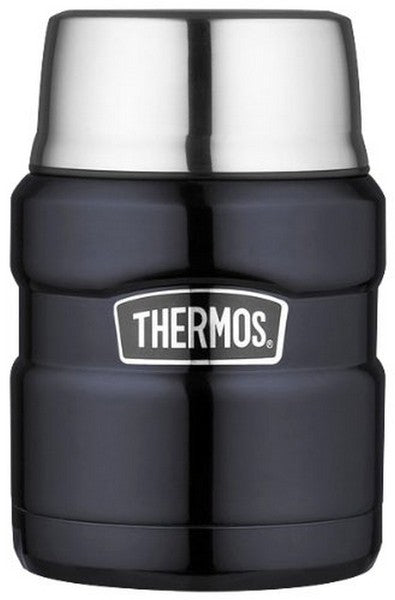 Thermos Stainless King S/Steel Vacuum Insulated Food Jar 470ml with Spoon