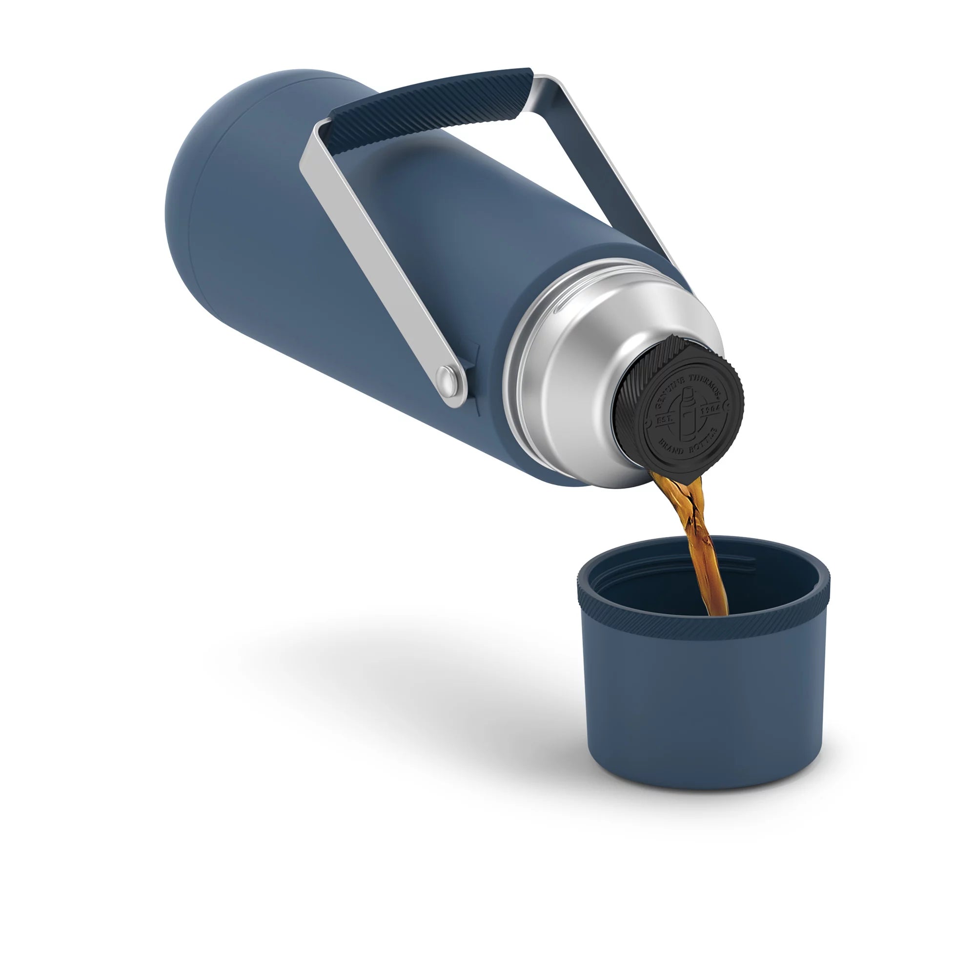 Thermos Guardian Vacuum Beverage Bottle 1.2 Litre - Lake Blue