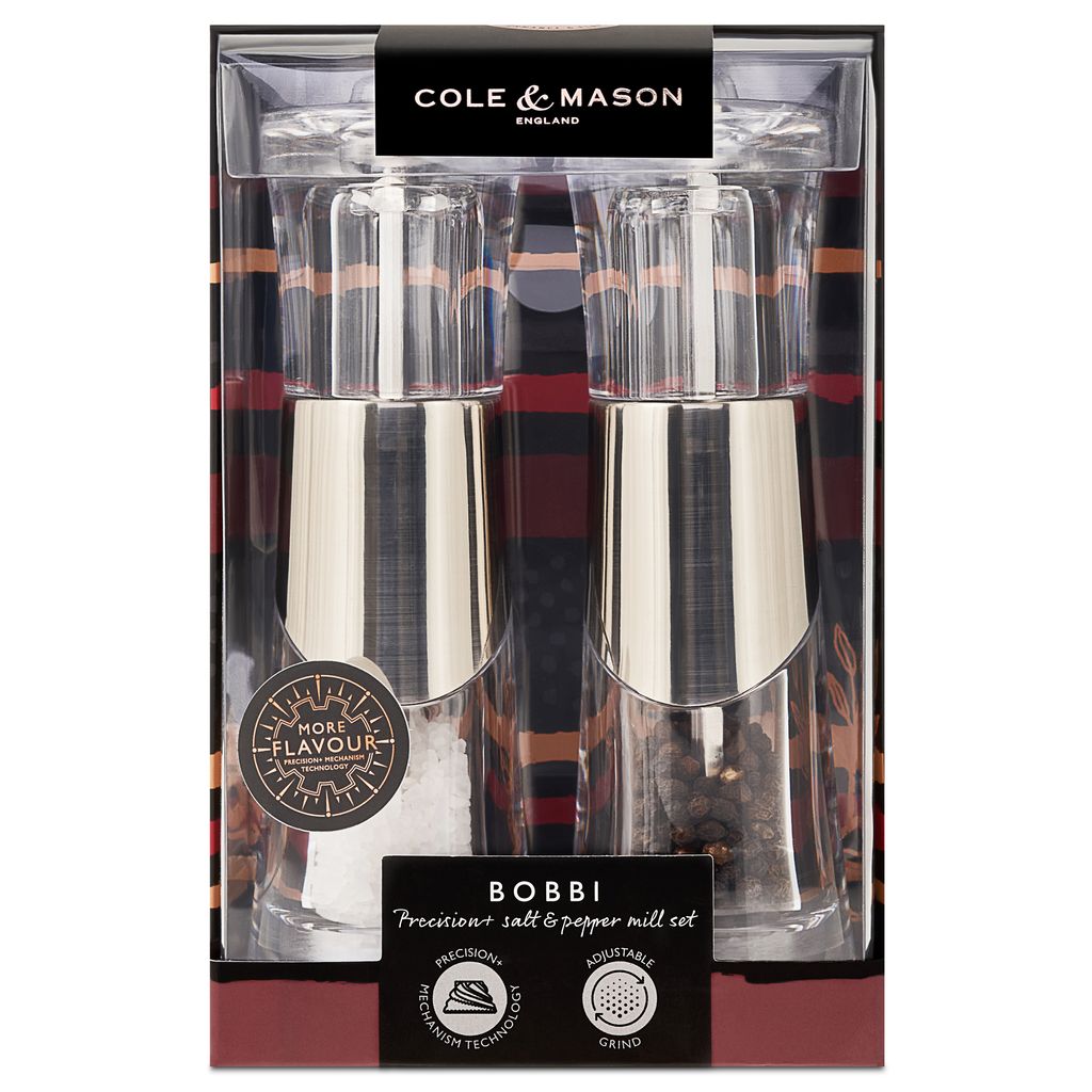Cole & Mason Bobbi Salt and Pepper Mills Gift Set