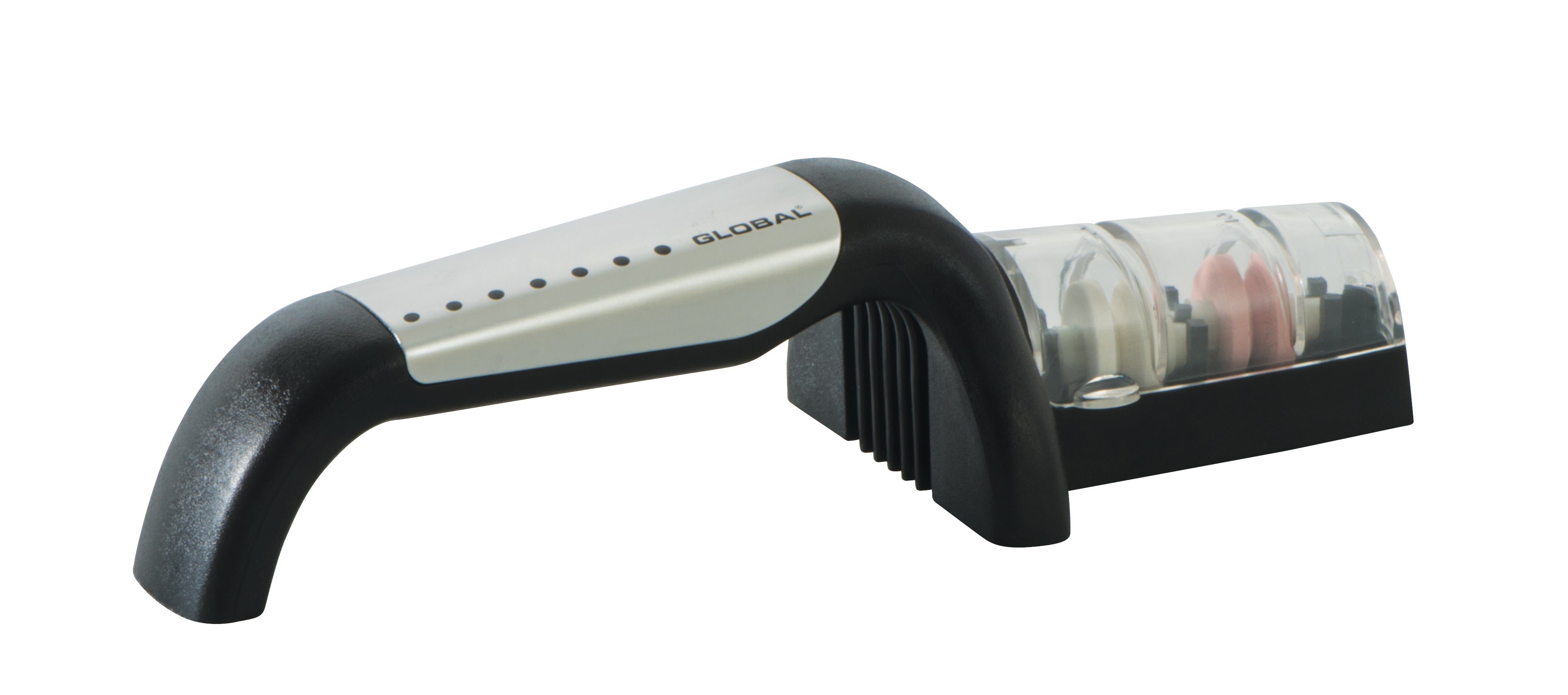 Global 2 Stage Ceramic Water Sharpener - Stainless Steel
