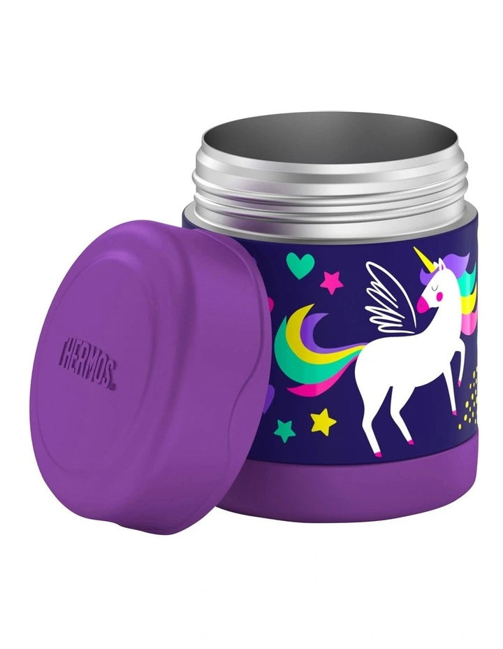 Thermos Funtainer Vacuum Insulated Food Jar 290ml - Purple Unicorn