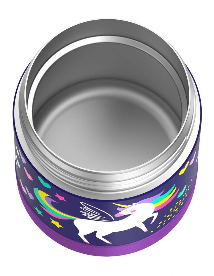 Thermos Funtainer Vacuum Insulated Food Jar 290ml - Purple Unicorn