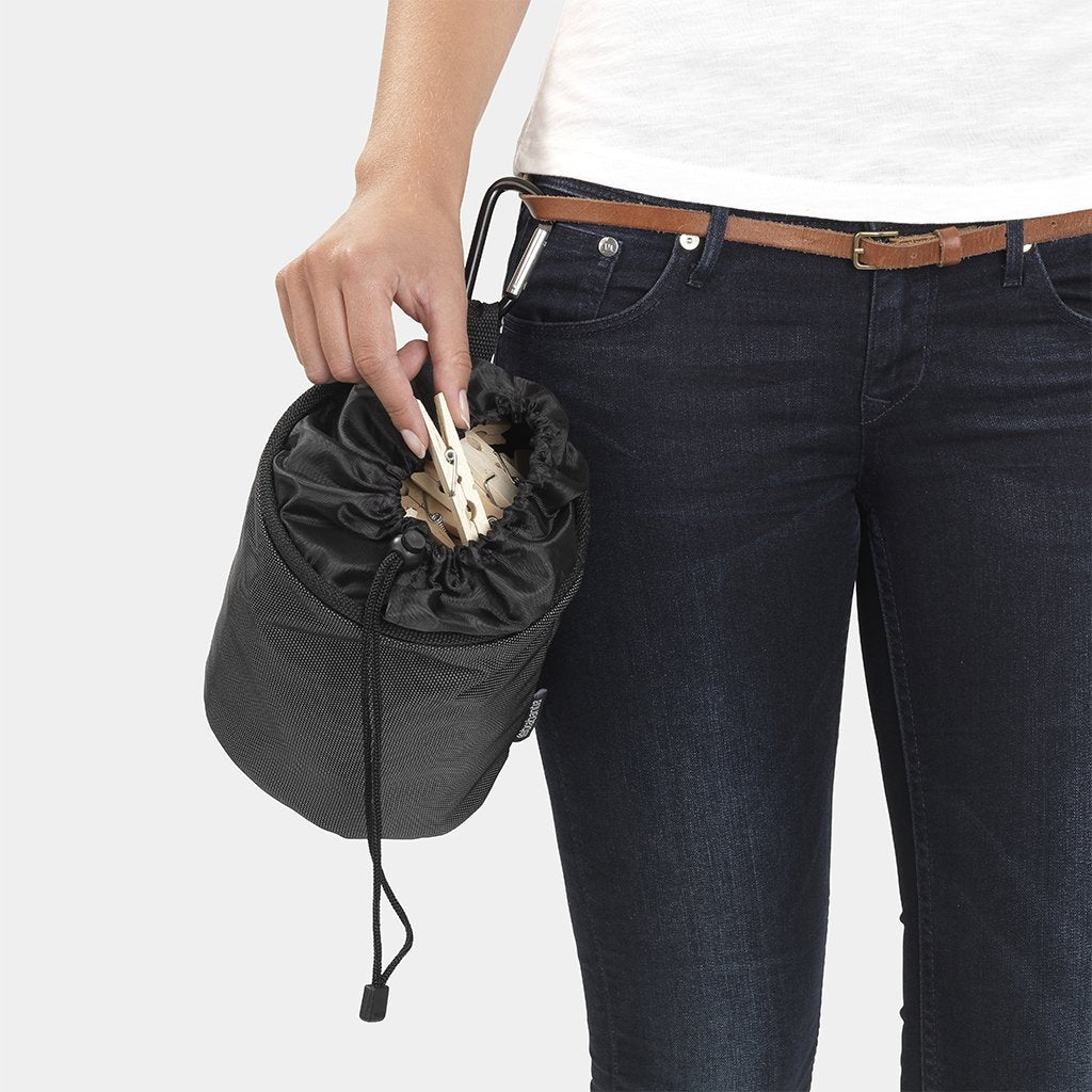 Brabantia Premium Clothes Peg Bag - Black