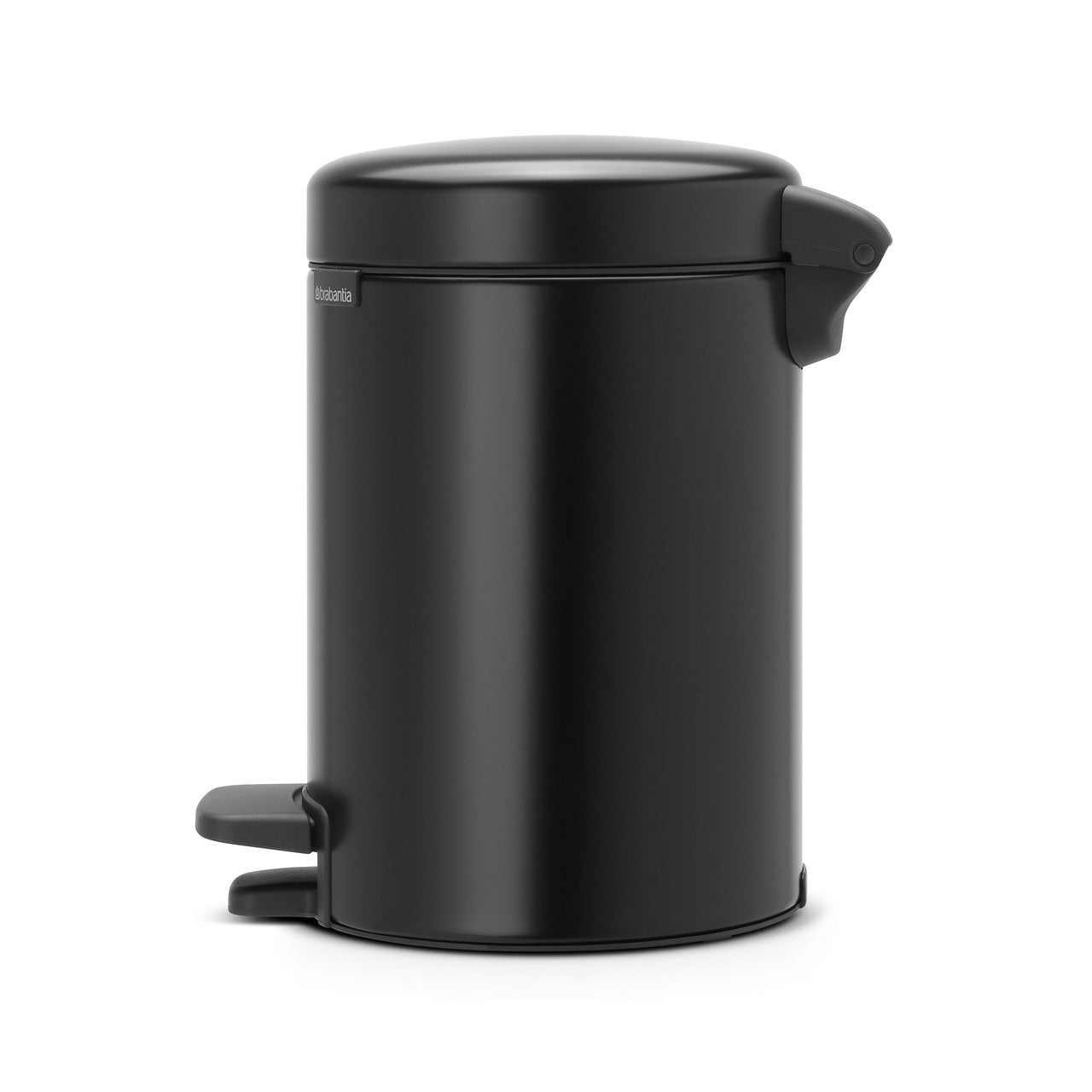 Brabantia Newlcon Pedal Bin 5 Litre - Matte Black