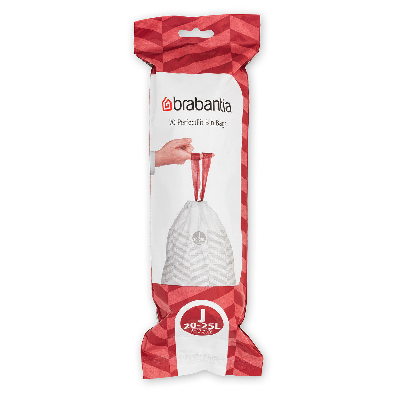 Brabantia Smartfix Pedal Bin Liner - Code J 23 Litre (BO) 20 Bags