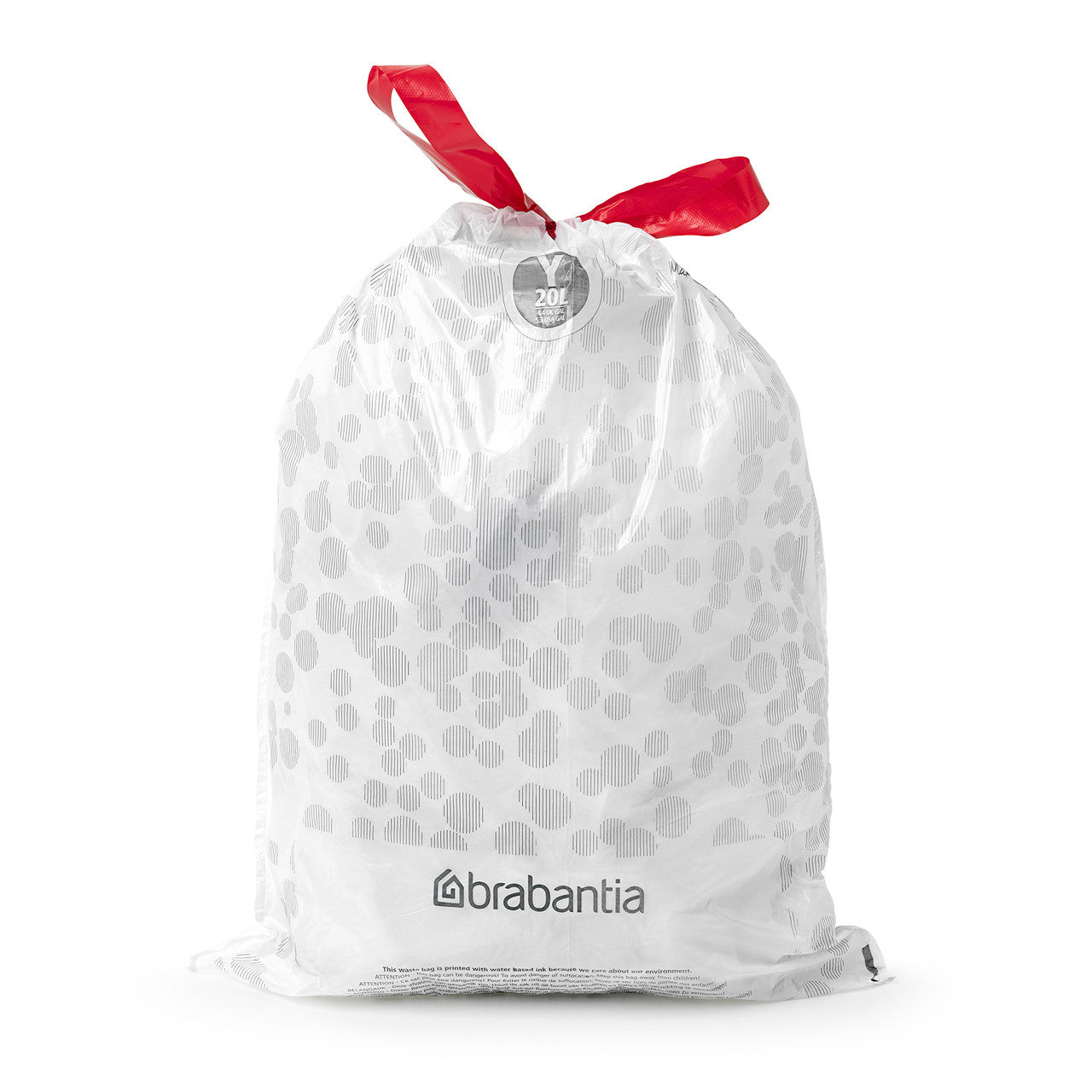 Brabantia Perfectfit Trash Bags, Code V, 0.5-0.8 Gallon, 2-3 Liter