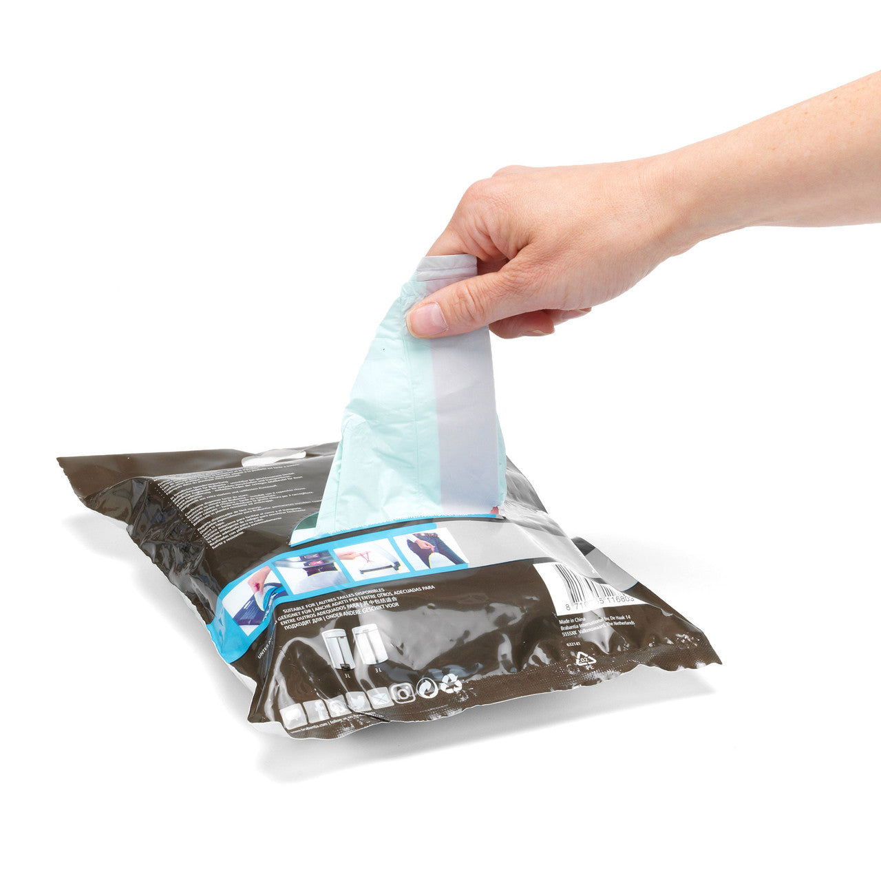 Brabantia Bin Liner - Code V (3 Litre NICON) 60 Bags Dispenser Pack