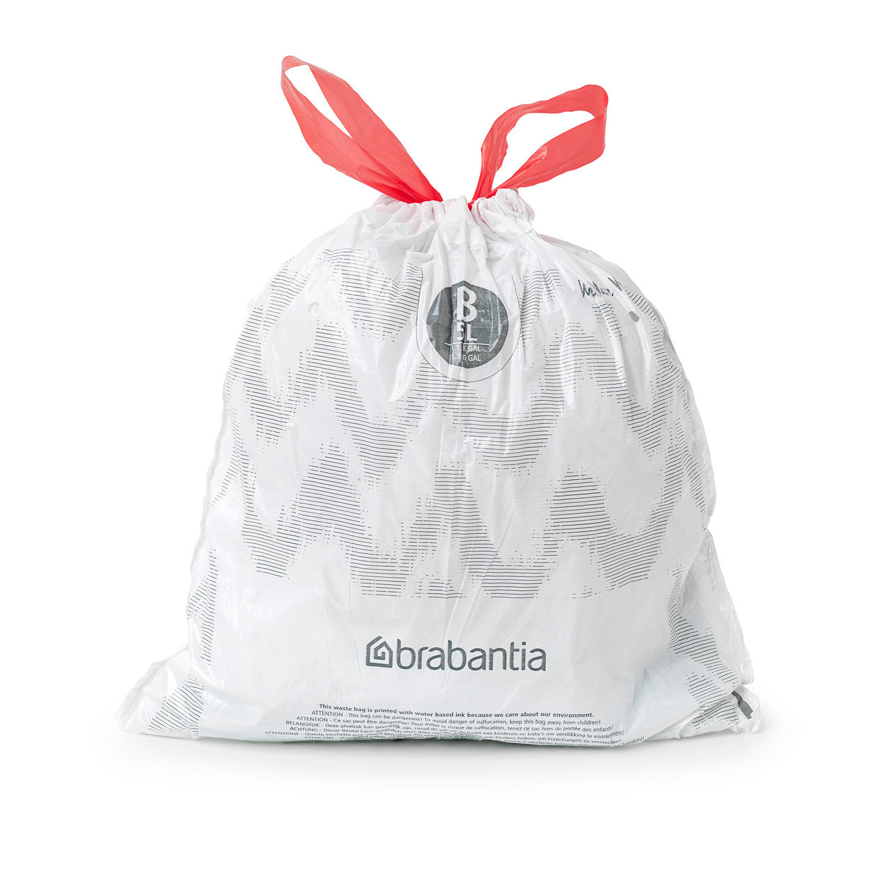 Brabantia Smartfix Pedal Bin Liner - Code B (5 Litre) 20 Bags / Roll