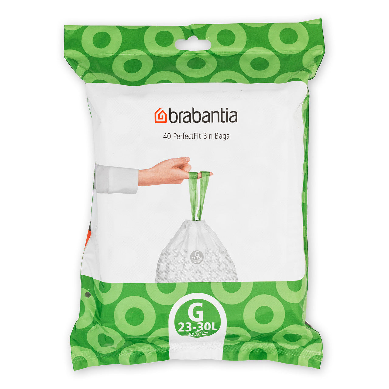 Brabantia Bin Liner - Code G (20/30 Litre) 40 Bags Dispenser Pack