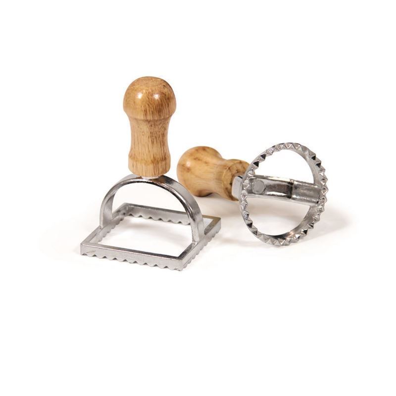 Avanti Round and Square Ravioli Cutters Set of 2