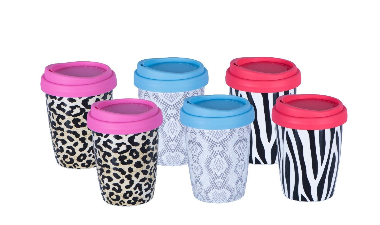 Avanti Porcelain Twin Wall Coffee Mug Safari 250ml - Set of 6