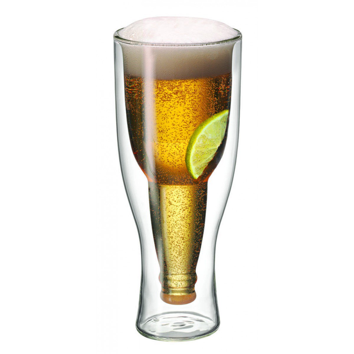 Avanti Top Up Twin Wall Beer Glass 400ml