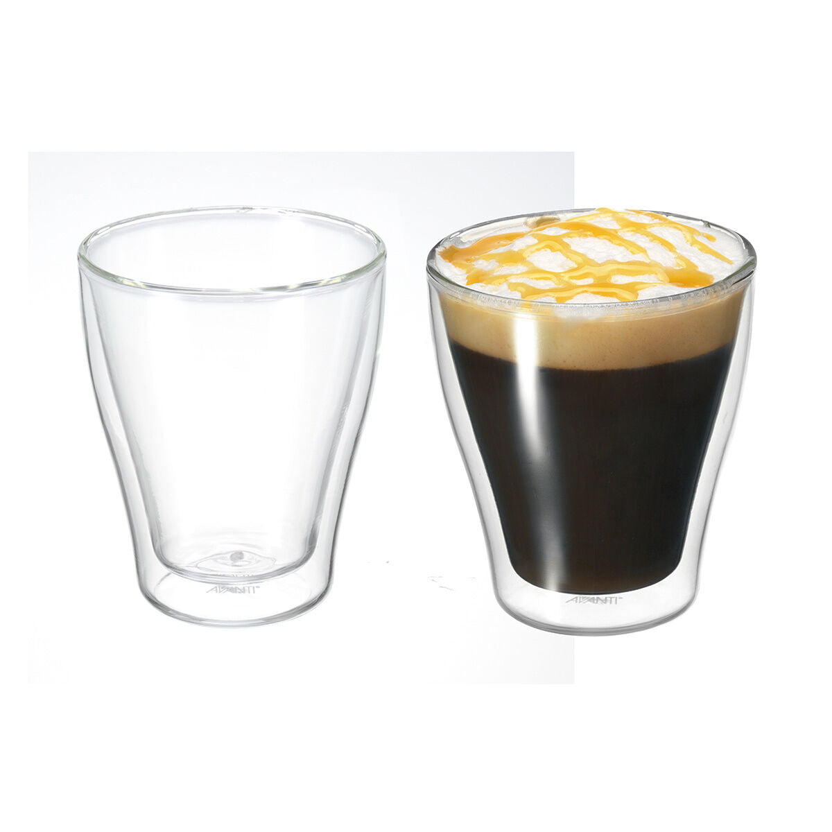 Avanti Modena Twin Wall Glass Set 250ml - Set of Two