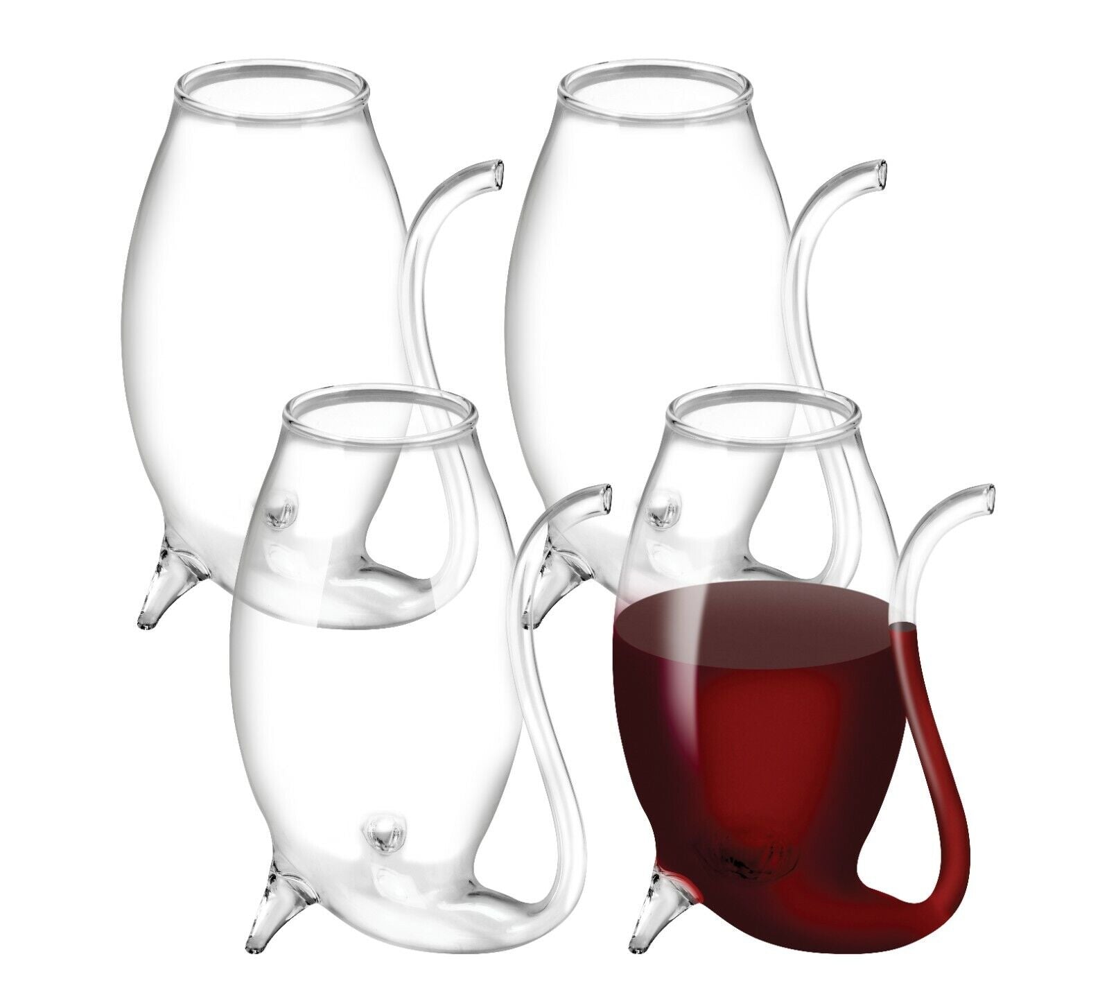 Avanti Glass Port Sippers 75ml Set of 4