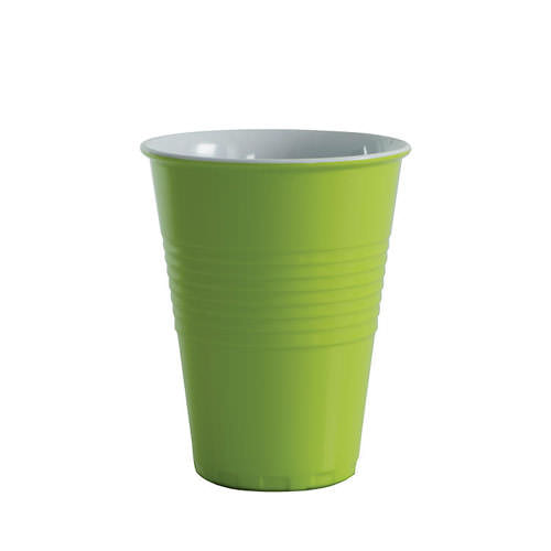Avanti Miami Melamine 400ml Two Tone Cup Green Set of 4