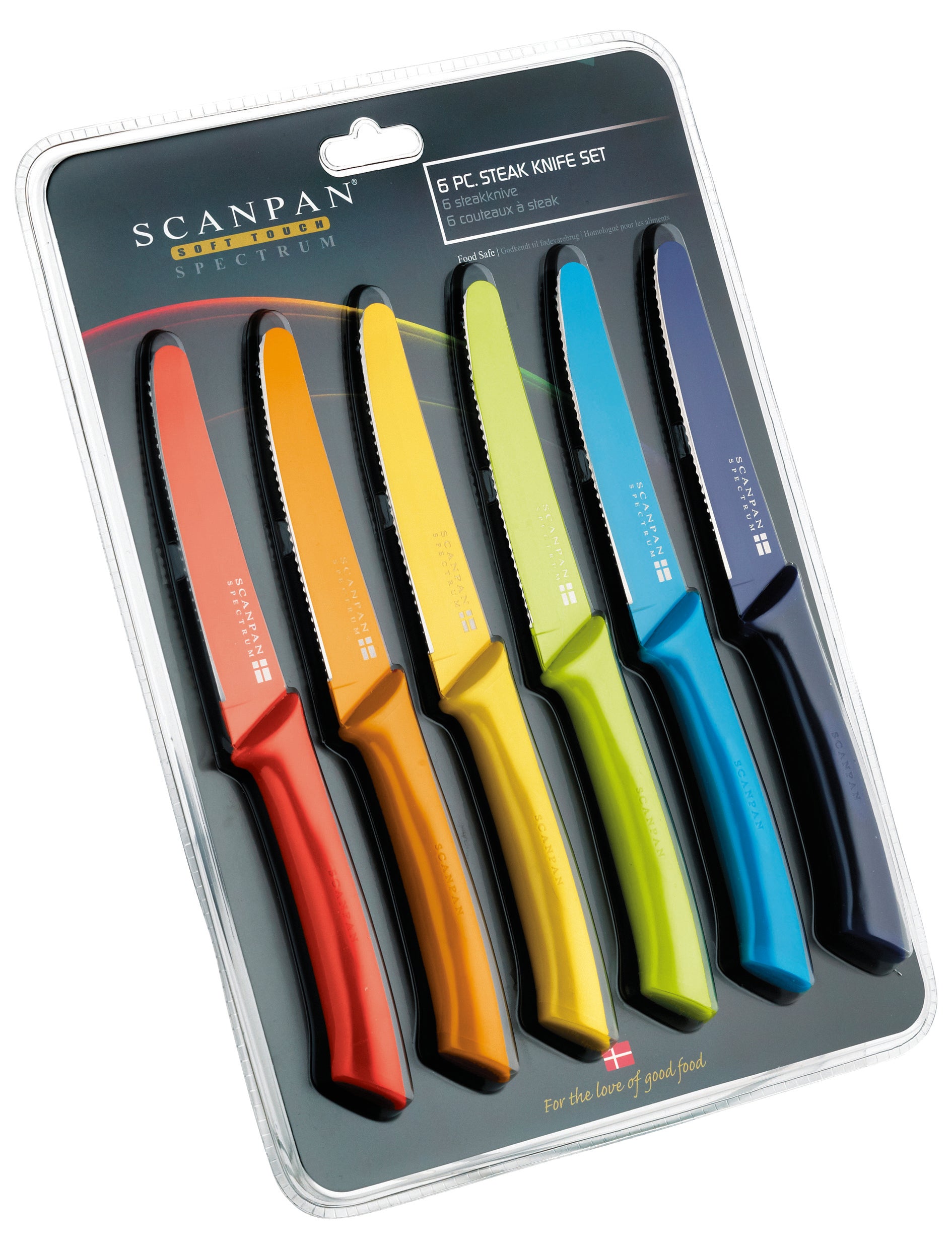 Scanpan Spectrum 6 Piece Steak Knife Set