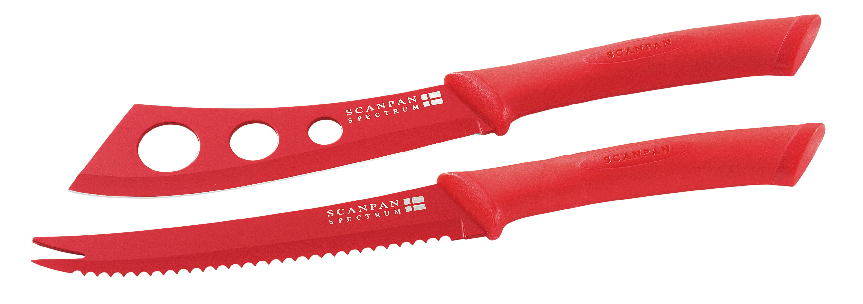 Scanpan Spectrum 2 Piece Cheese Knife Set