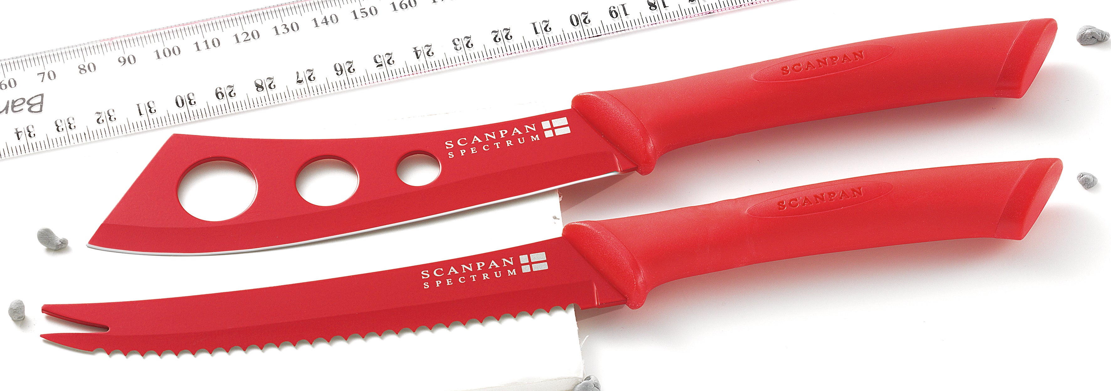 Scanpan Spectrum 2 Piece Cheese Knife Set