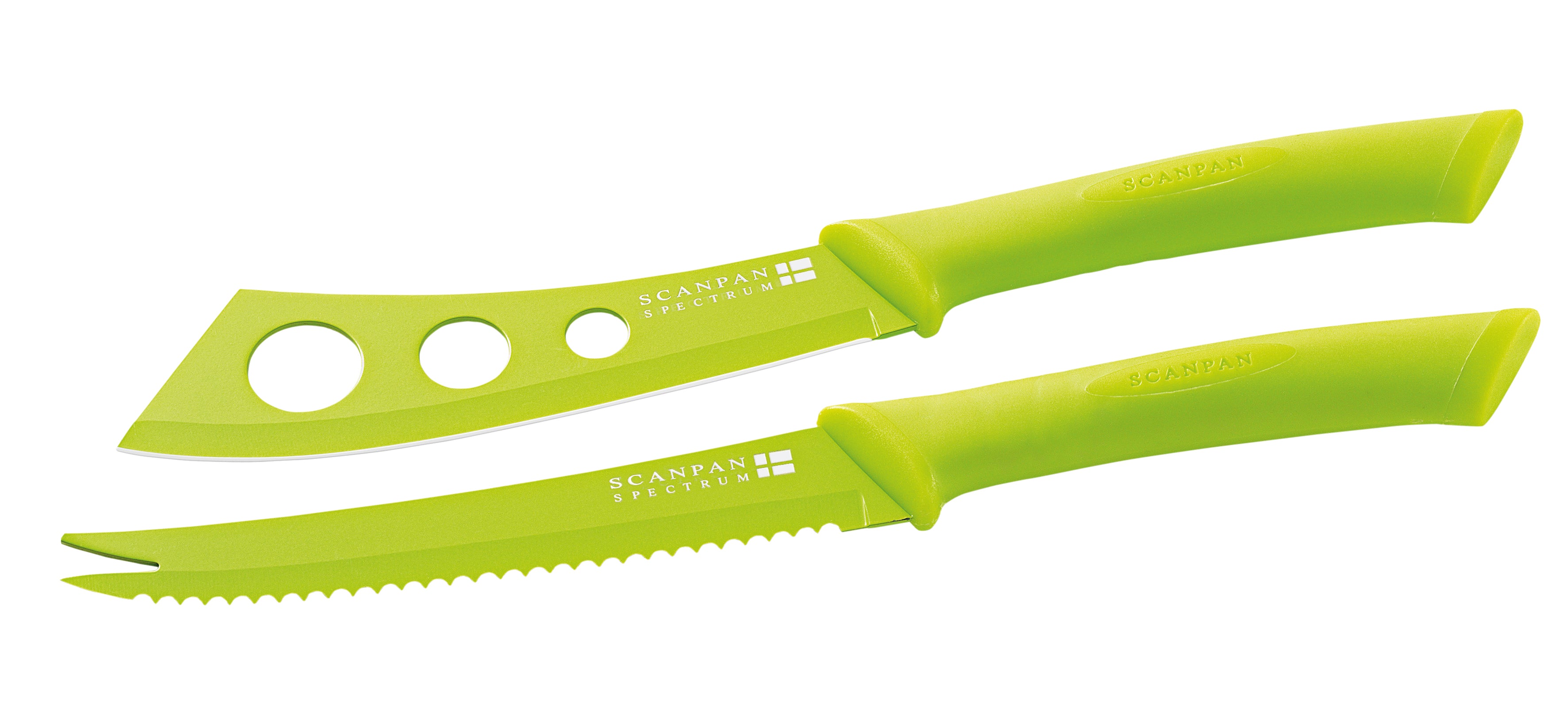 Scanpan Spectrum 2 Piece Cheese Knife Set