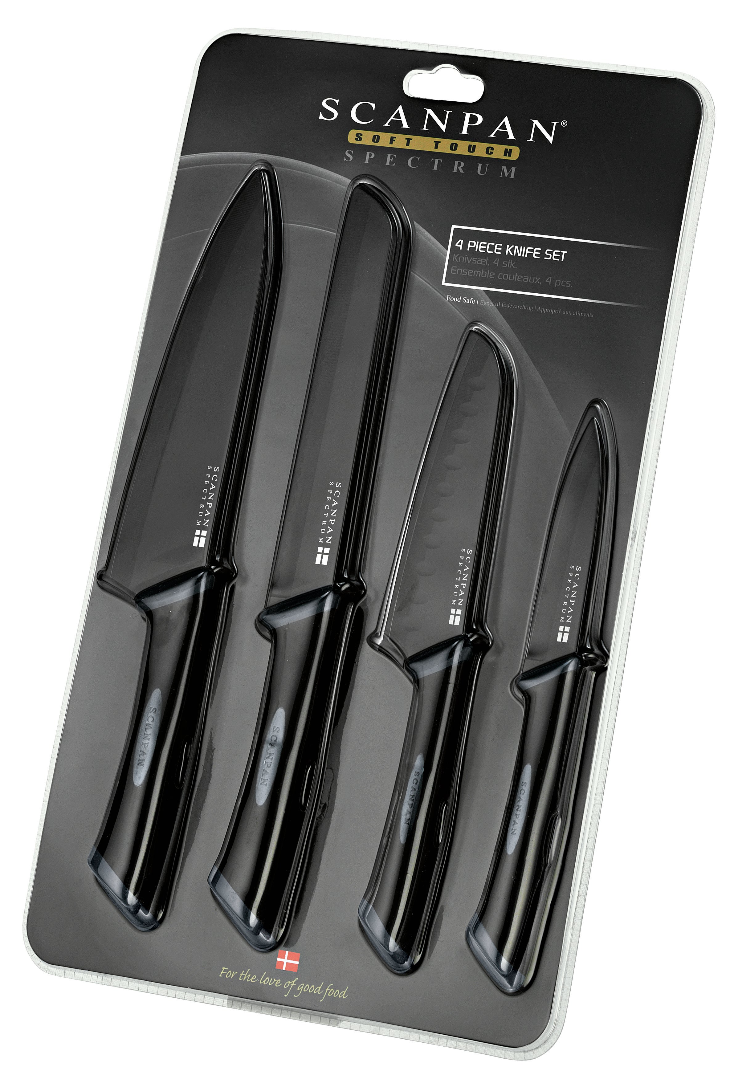 Scanpan Spectrum 4 Piece Knife Set