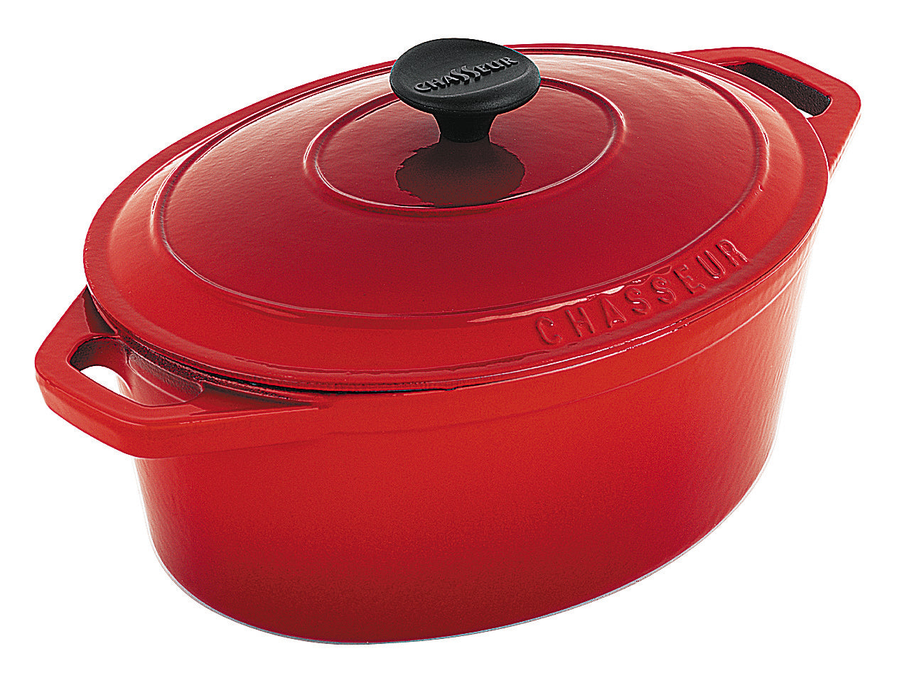 Chasseur Oval French Oven 27cm / 3.6 Litre - Inferno Red