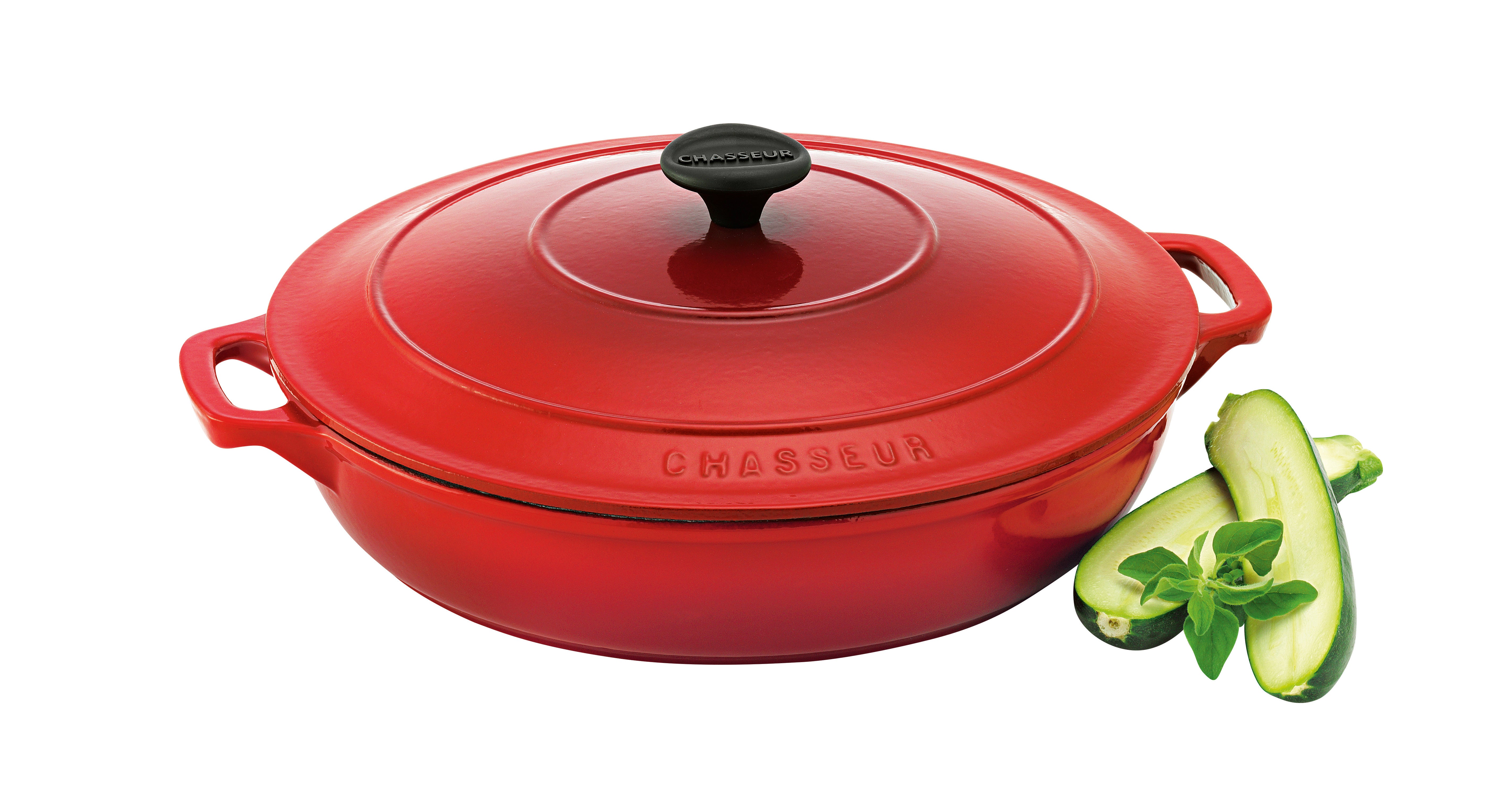Chasseur Round Casserole 30cm / 2.5 Litre - Inferno Red