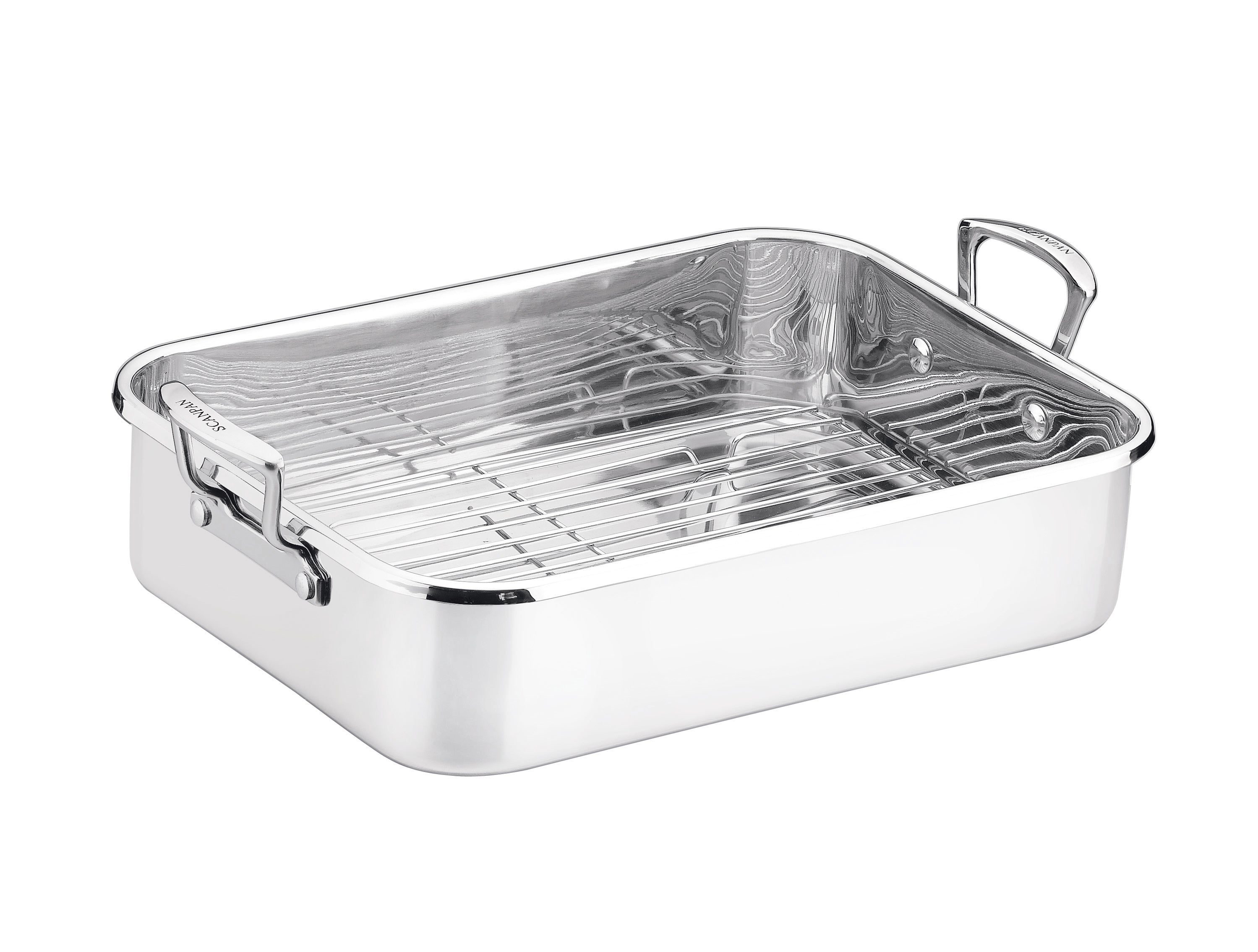 Scanpan Impact Roasting Pan with Rack 48cm x 31cm