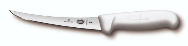 Victorinox Fibrox Boning Knife 15cm Curved Flexible Narrow Blade