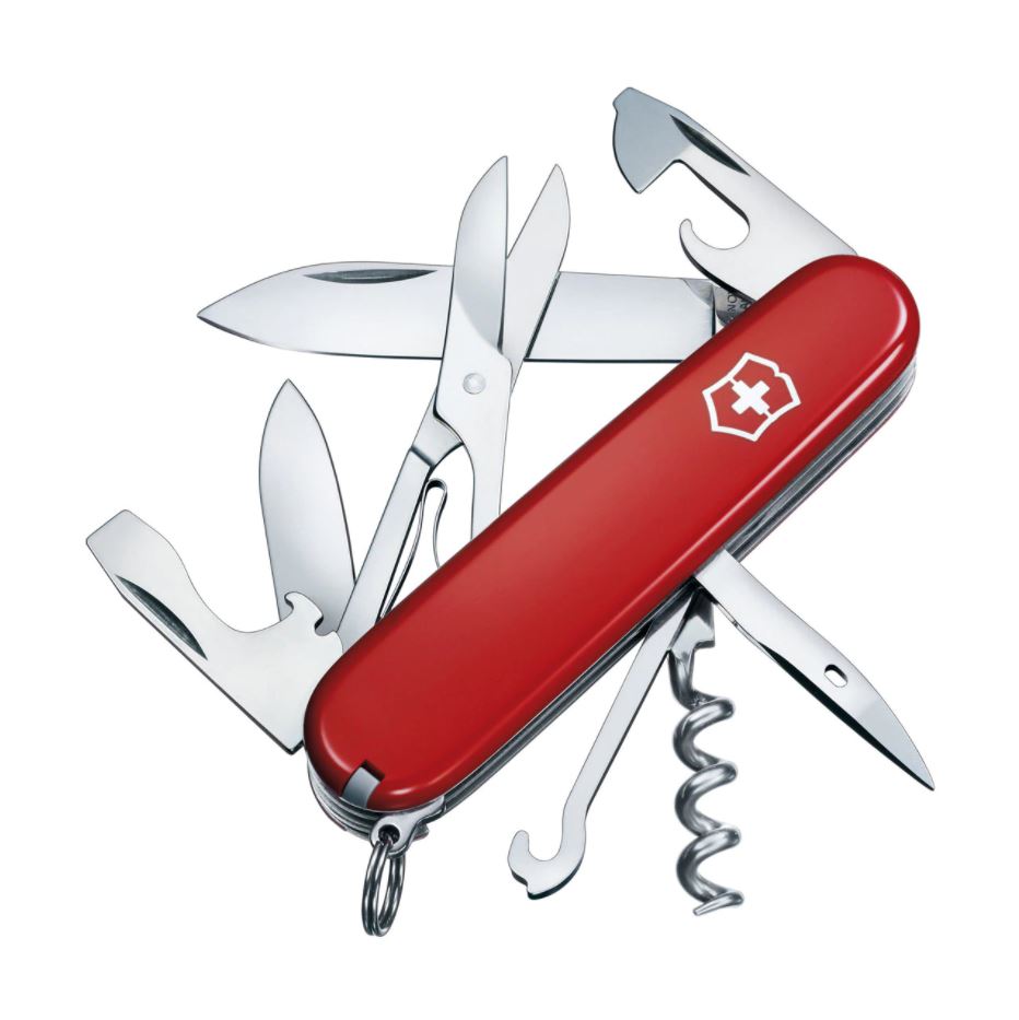 Victorinox Climber 14 Functions Swiss Army Knife - Red