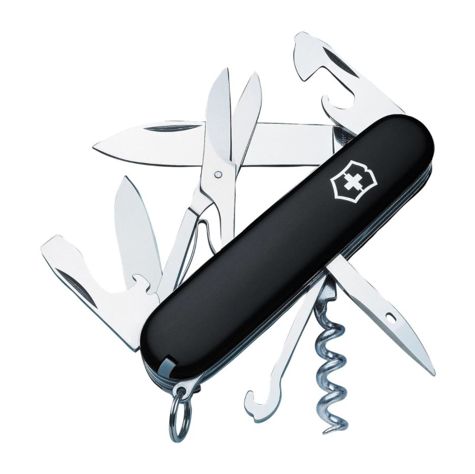 Victorinox Climber 14 Functions Swiss Army Knife - Black