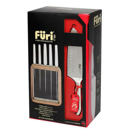 Furi Pro Vault 6 Piece Knife Block Set
