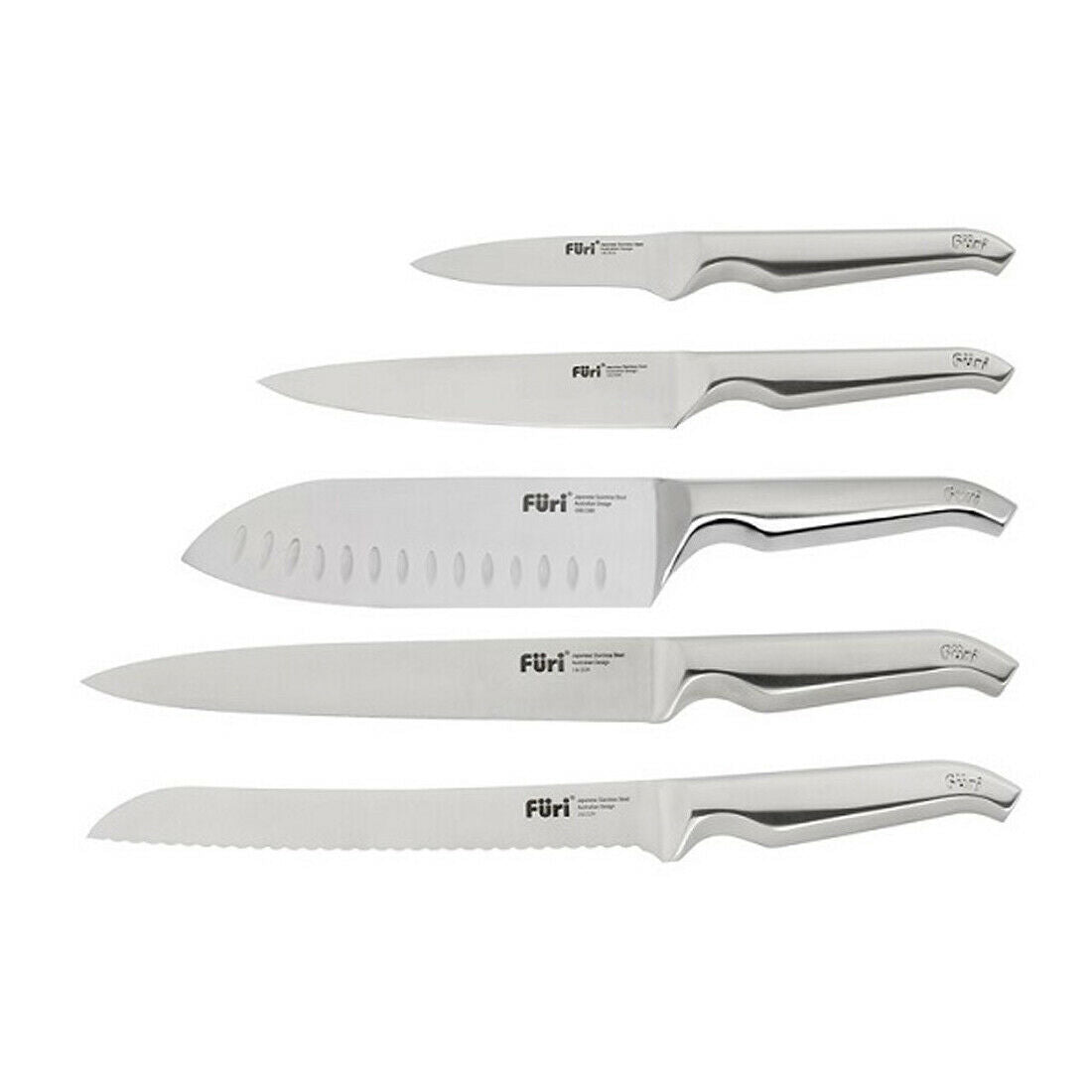 Furi Pro Vault 6 Piece Knife Block Set
