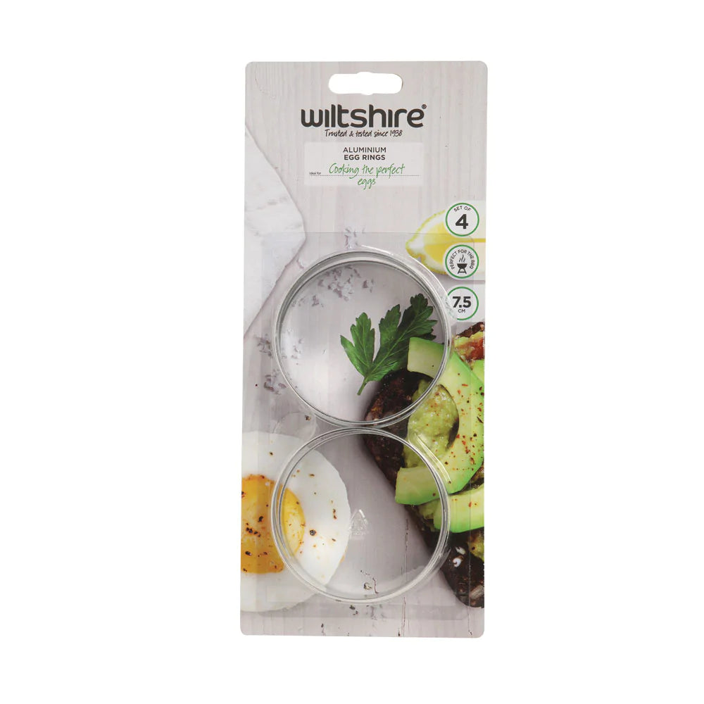 Wilthsire Aluminum Egg Rings 7.5cm Set of 4
