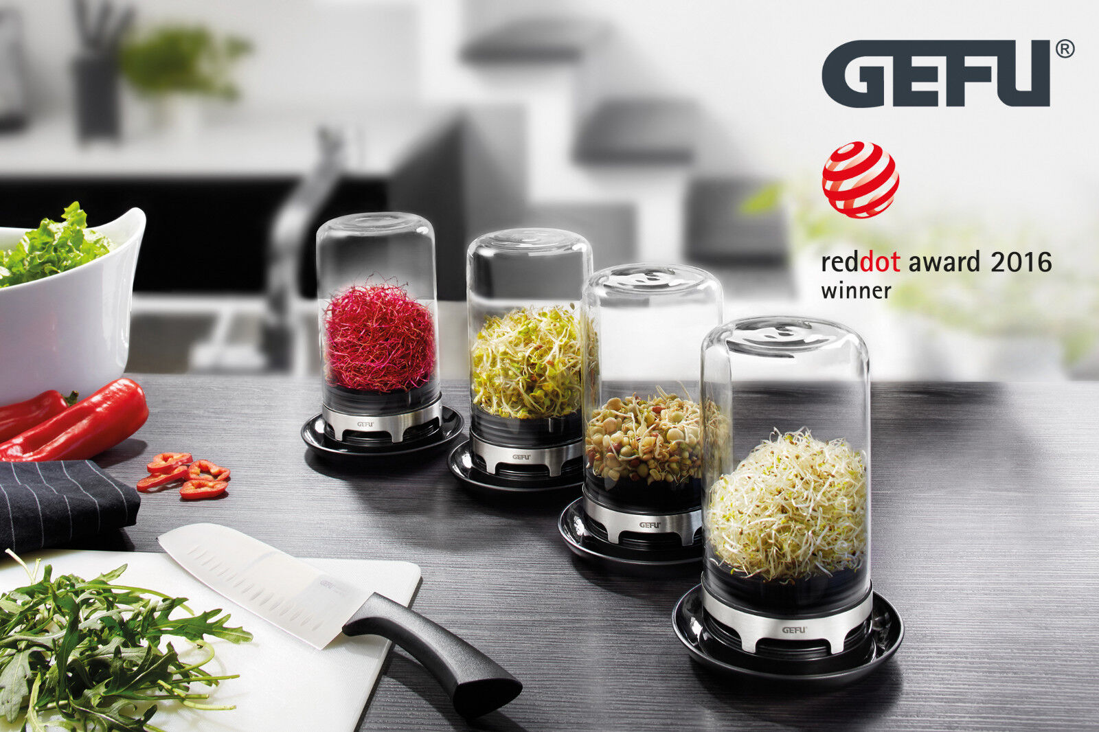 Gefu Bivita Sprouting Jar