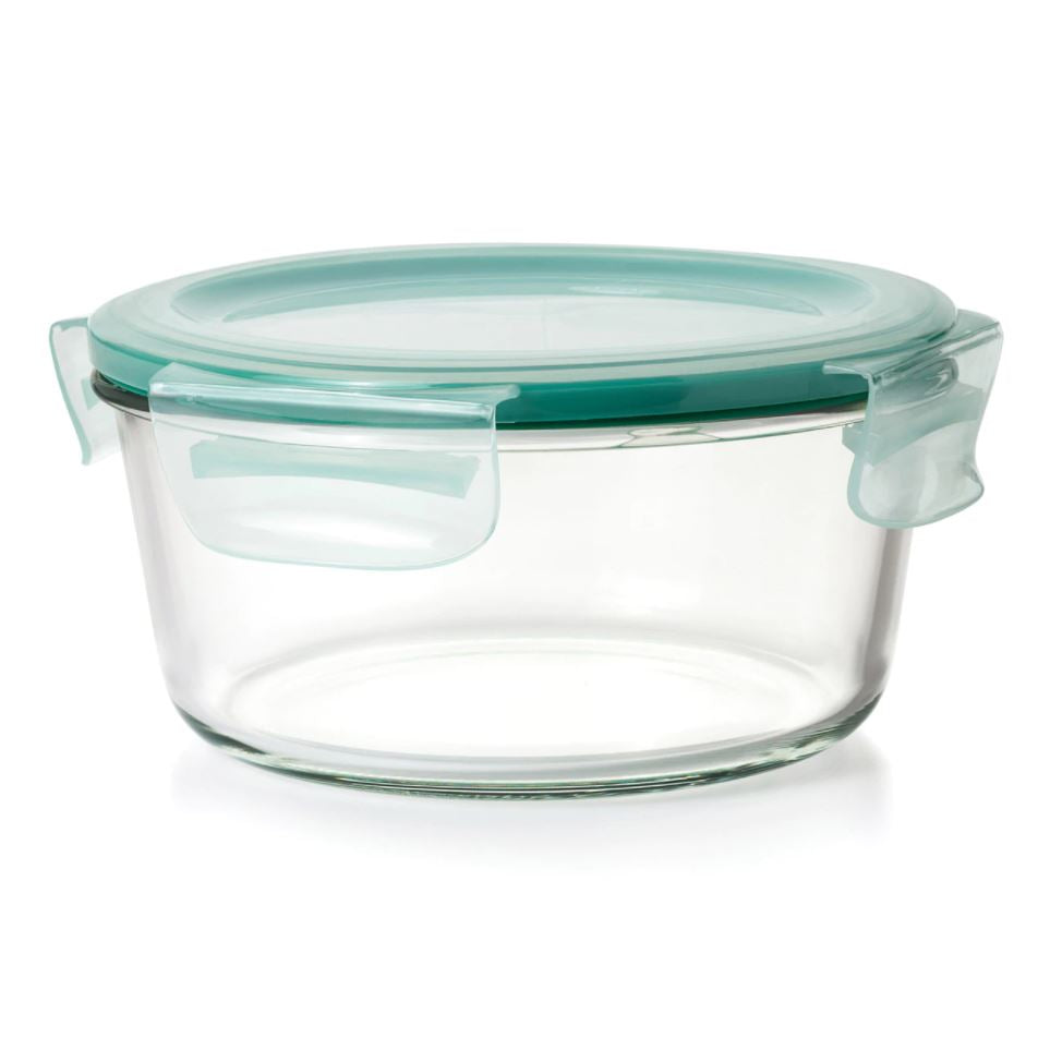 OXO 4 Piece Smart Seal Glass Round Container Set