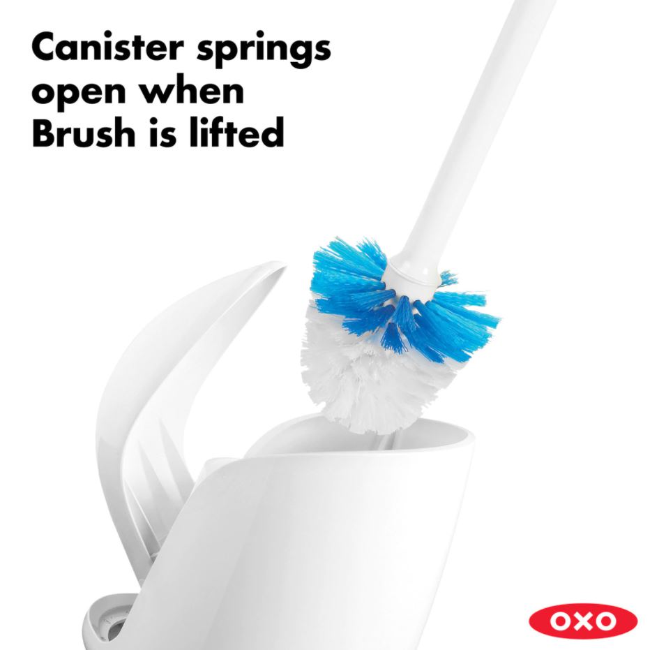 OXO Good Grips Compact Toilet Brush & Canister