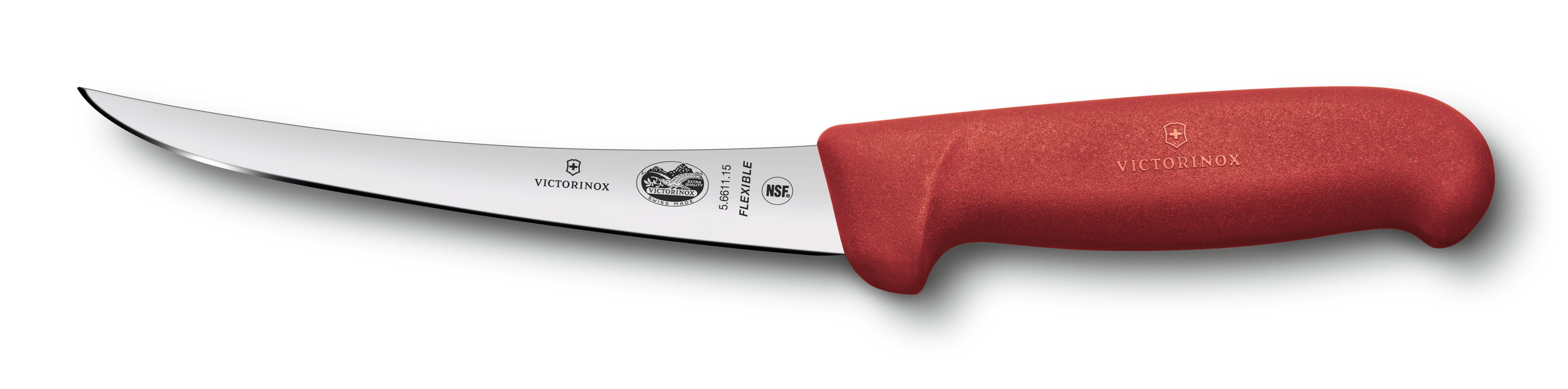 Victorinox Fibrox Boning Knife 15cm Curved Flexible Narrow Blade
