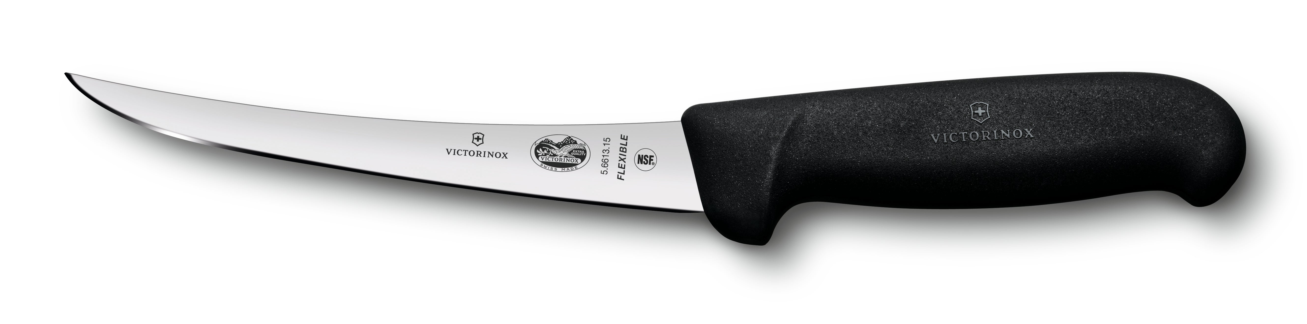 Victorinox Fibrox Boning Knife 15cm Curved Flexible Narrow Blade