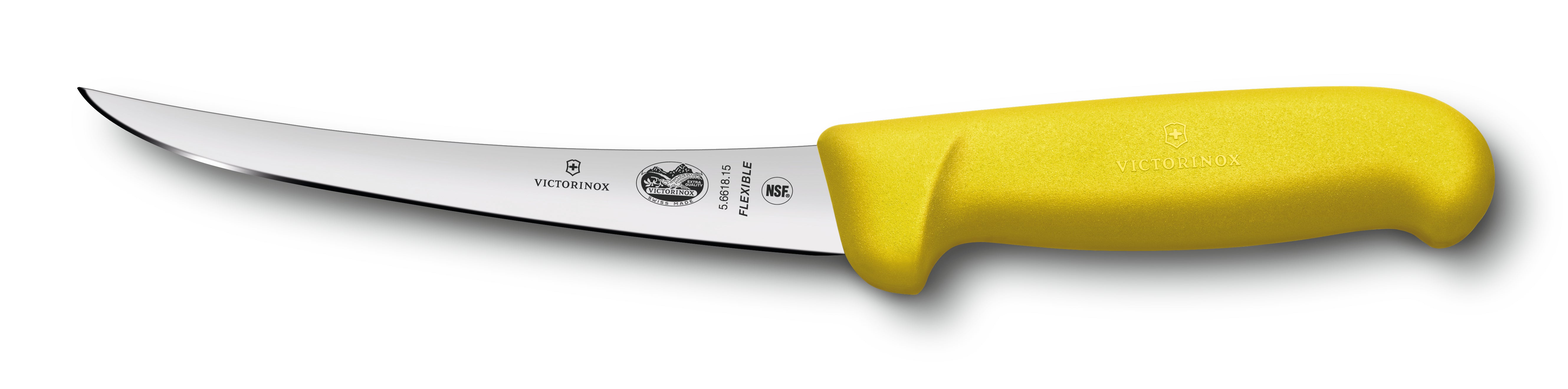 Victorinox Fibrox Boning Knife 15cm Curved Flexible Narrow Blade