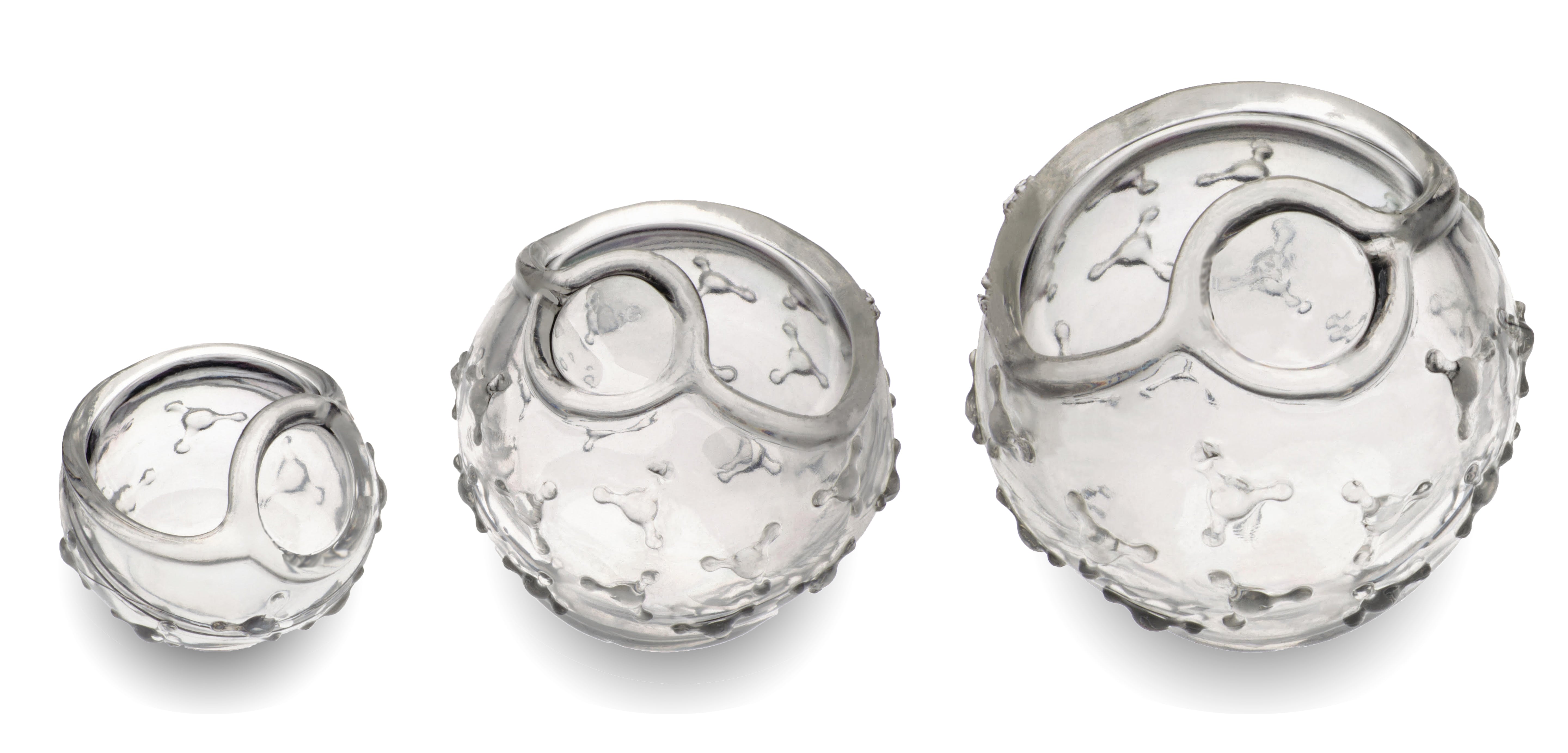 Fusion Brands Cover Blubber Clear 3 Pack Mixed Sizes