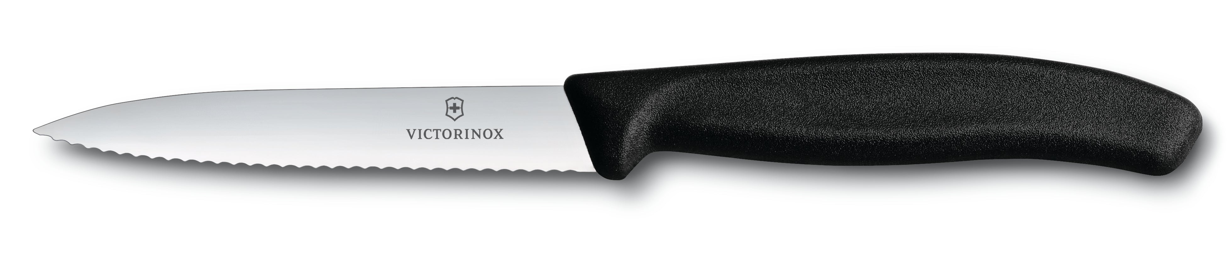 Victorinox Classic Paring Knife Wavy Edge 10cm - Black